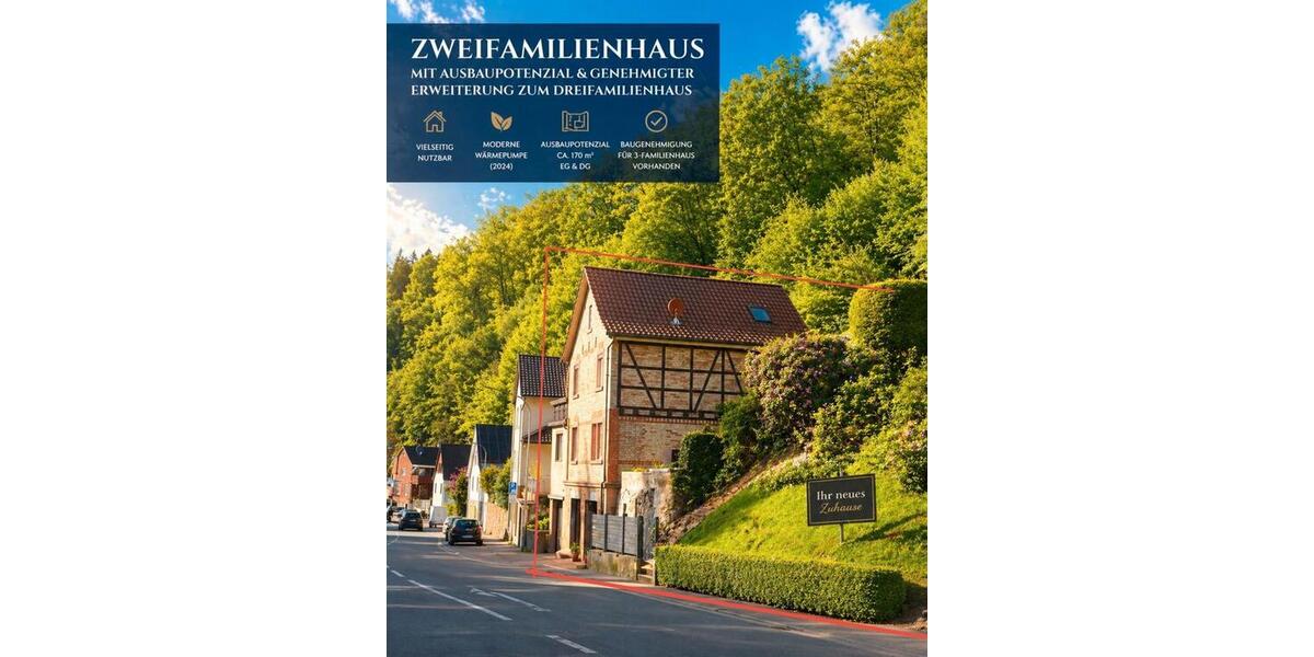 Mehrfamilienhaus, Wohnhaus Gorxheimertal - 6 Zimmer, 252 m&sup2;, 350.000&euro; | Angebot:26364232