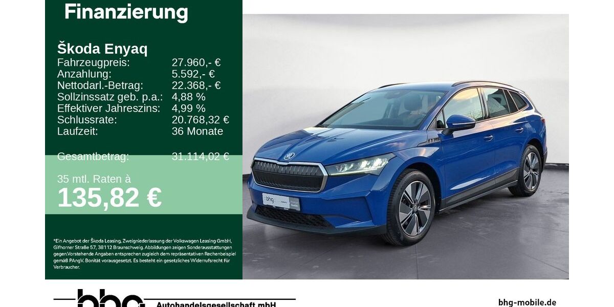 Skoda Enyaq 24.118 km 27.960 &euro; Reutlingen 72770