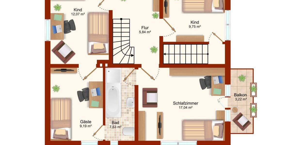 Einfamilienhaus Verden - 7 Zimmer, 133 m&sup2;, 369.000&euro; | Angebot:26451384