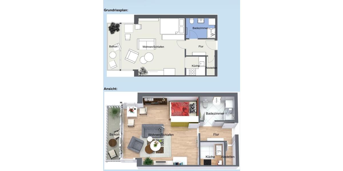 Etagenwohnung Wasserburg am Inn - 2 Zimmer, 42 m&sup2;, 185.000&euro; | Angebot:26047143