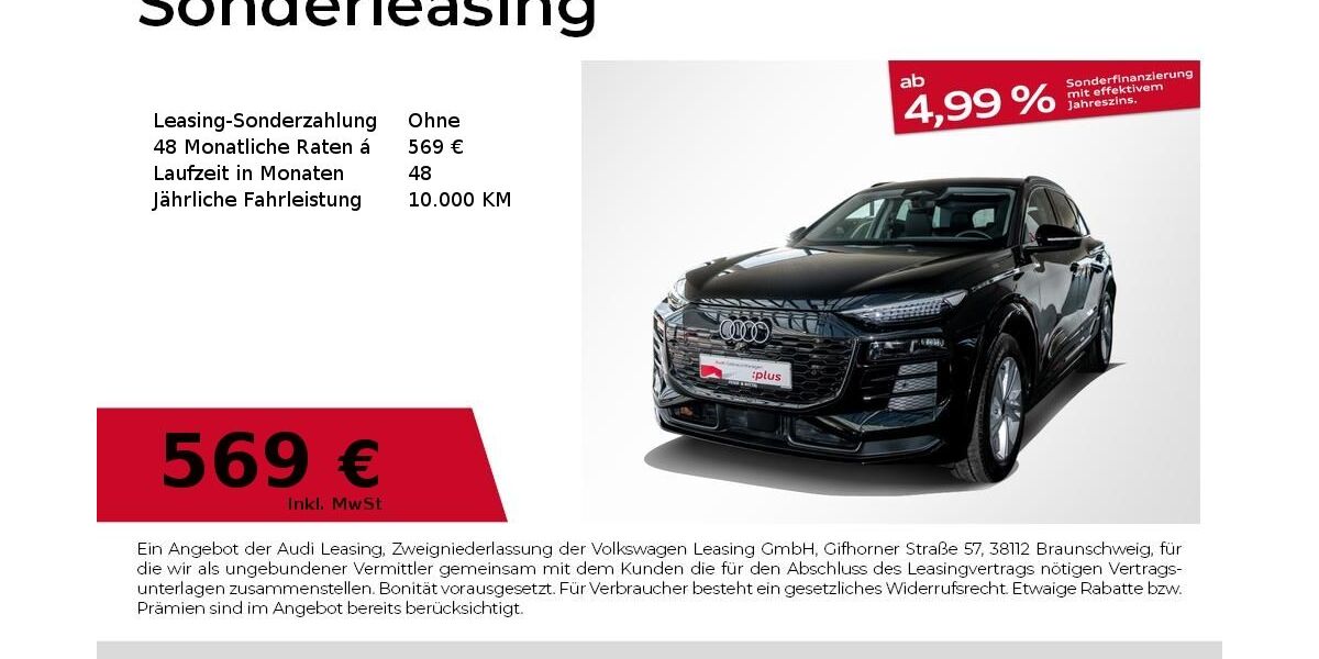Audi Q6 e-tron 9.886 km 56.790 &euro; Bernburg 06406