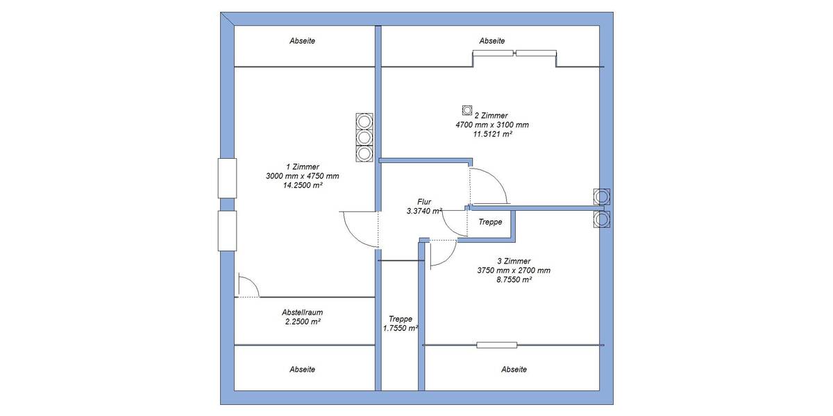 Doppelhaushälfte Anklam - 5 Zimmer, 97 m&sup2;, 105.000&euro; | Angebot:26379676