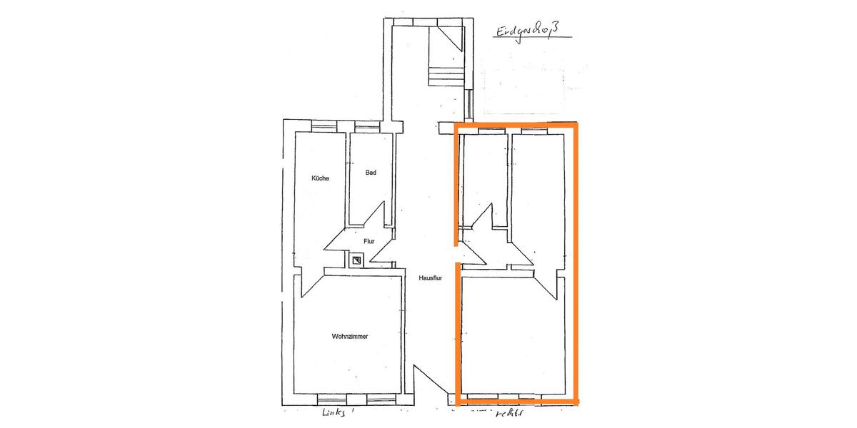 Vollmöbliert inkl. Einbauküche! 1-Raum Wohnung im Ostviertel von Gera! - Erdgeschoßwohnung Gera Ostviertel | Angebot:26335179