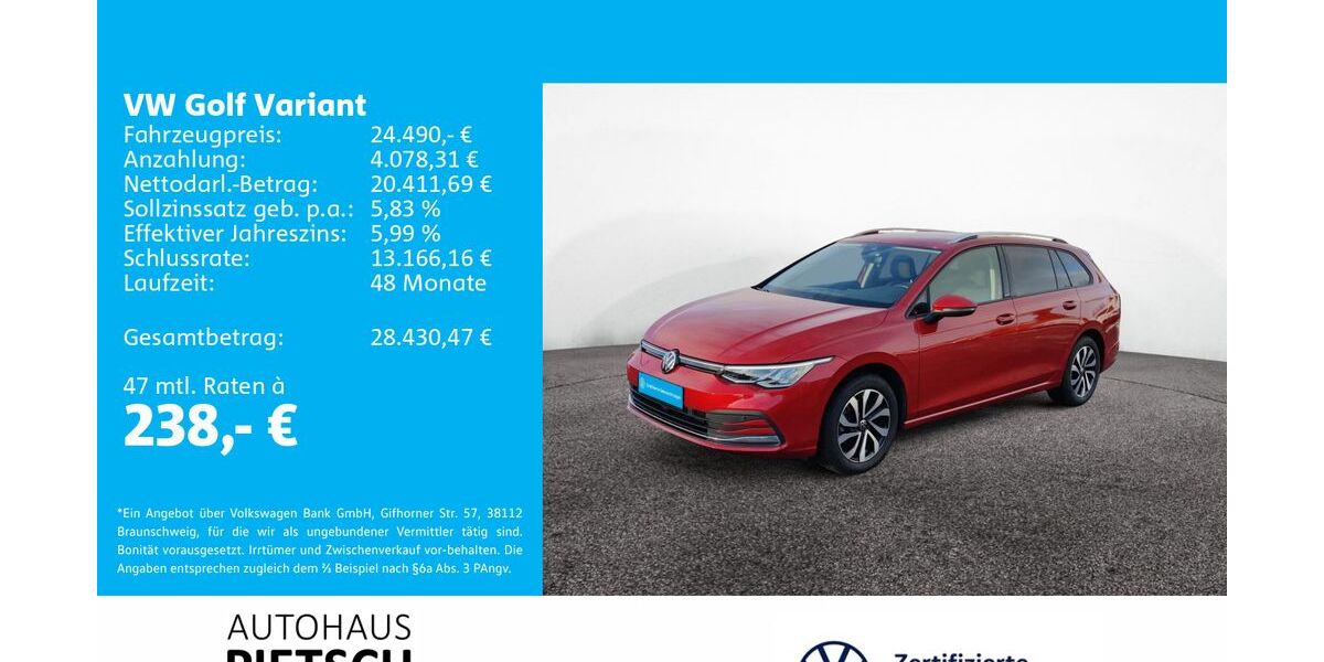 VW Golf 40.383 km 24.490 &euro; Melle 49324