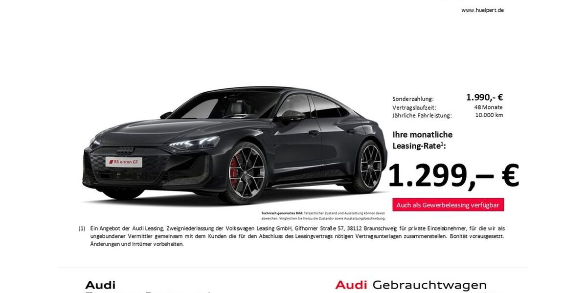 Audi RS e-tron GT 6.048 km 145.833 &euro; Dortmund 44143
