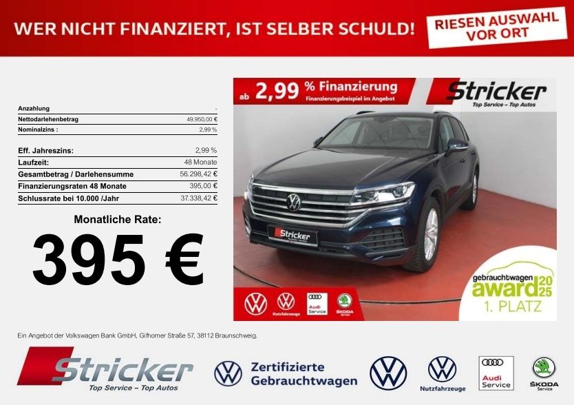 VW Touareg 24.306 km 49.949 &euro; Horn-Bad Meinberg 32805