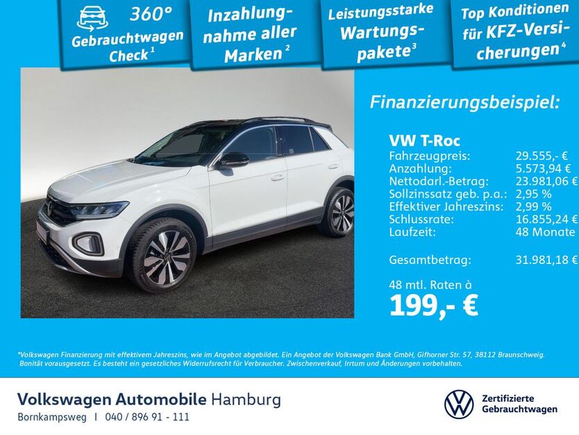 VW T-Roc 12.789 km 29.555 € Hamburg 22761