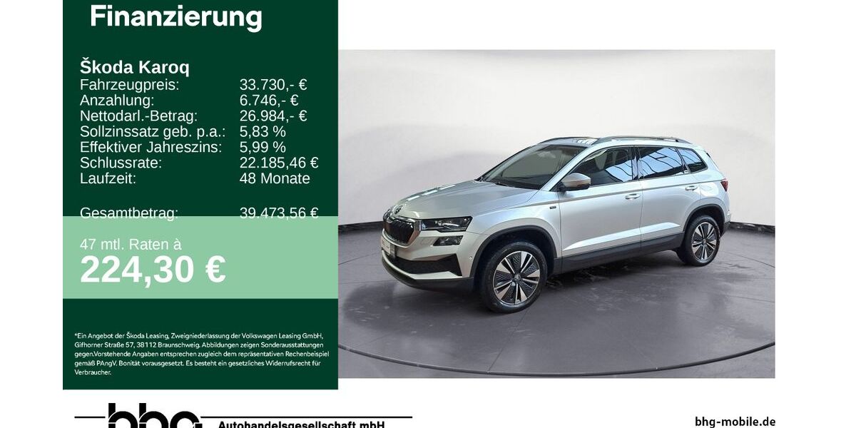 Skoda Karoq 27.103 km 33.730 &euro; Ettlingen 76275