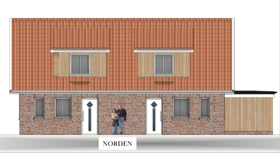 Moderne Neubau-Doppelhaushälfte (90 m²) nach KfW-70-Standard in L 3 zimmer