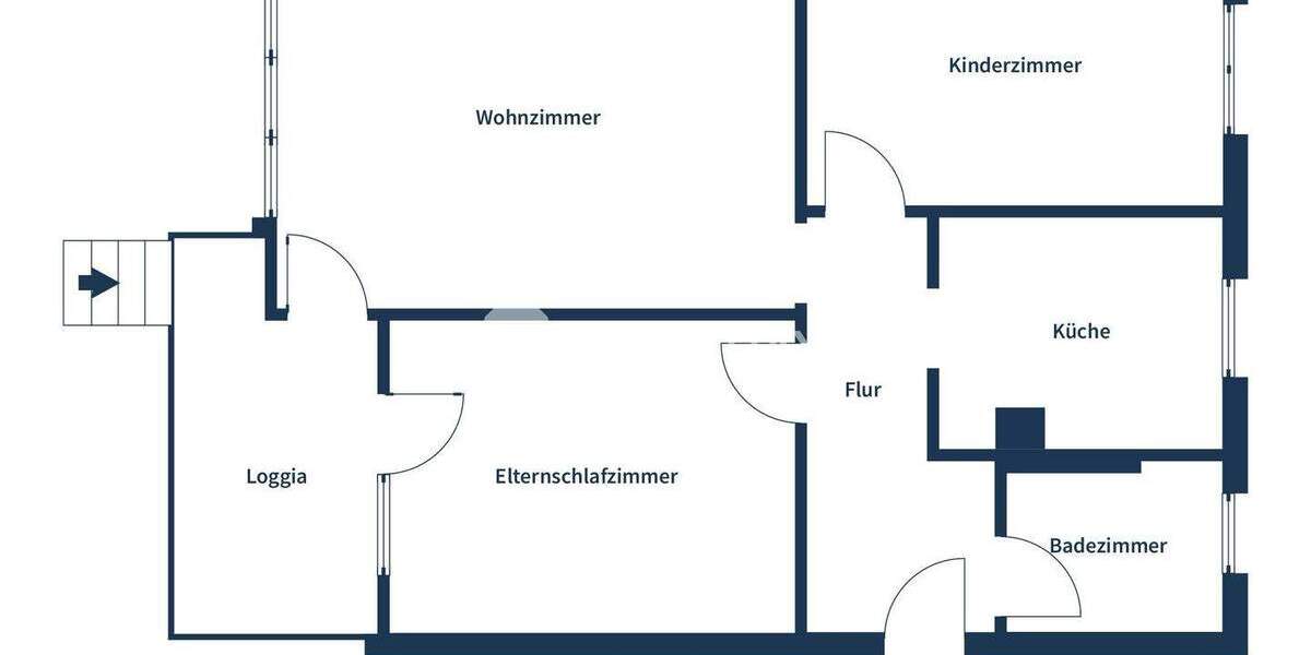 Etagenwohnung Gerlingen - 3 Zimmer, 74 m&sup2;, 299.000&euro; | Angebot:25067411