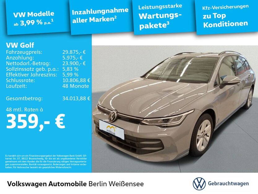 VW Golf 11.748 km 29.875 € Berlin 13088