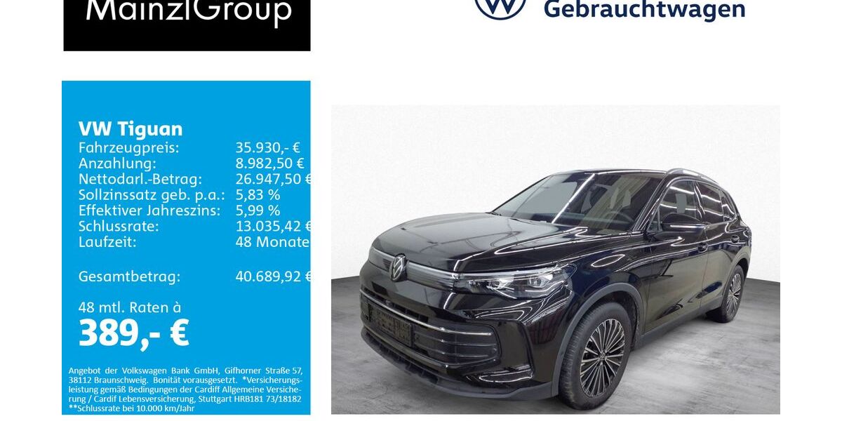 VW Tiguan 11.200 km 35.930 &euro; Feldkirchen/Westerham 83620