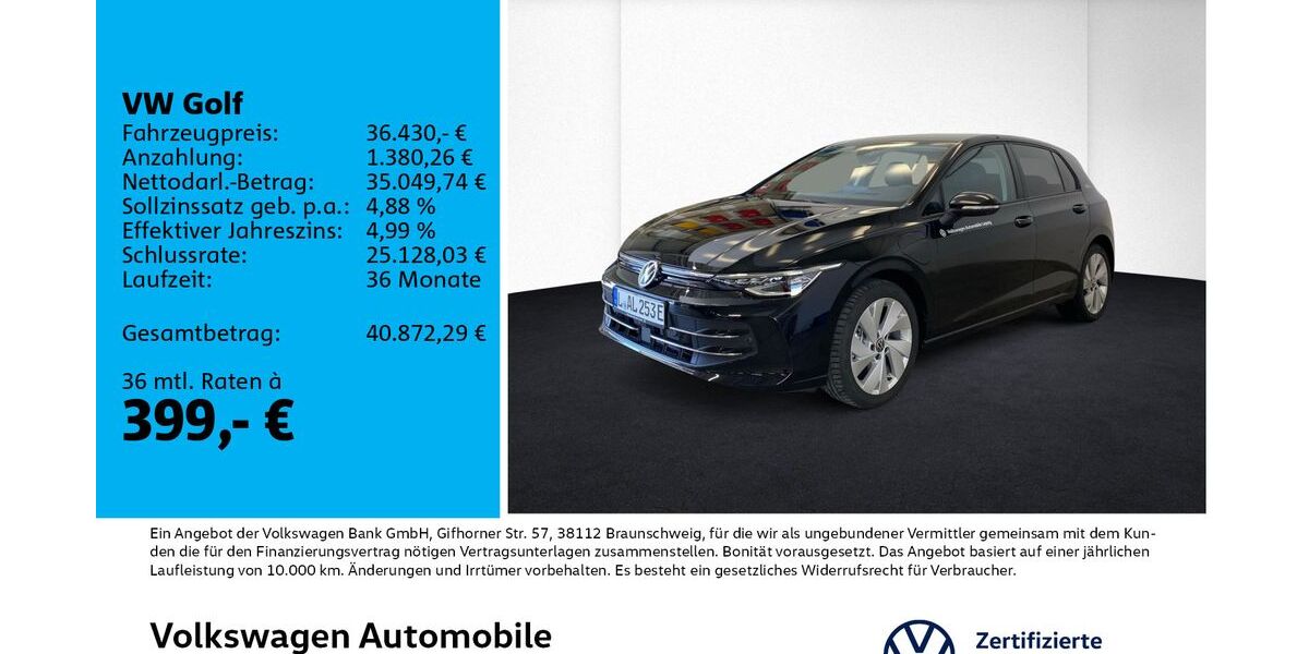 VW Golf 6.051 km 36.430 &euro; Leipzig 04178