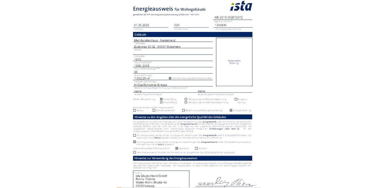Etagenwohnung Griesheim - 2 Zimmer, 62 m&sup2;, 840&euro; | Angebot:26604147