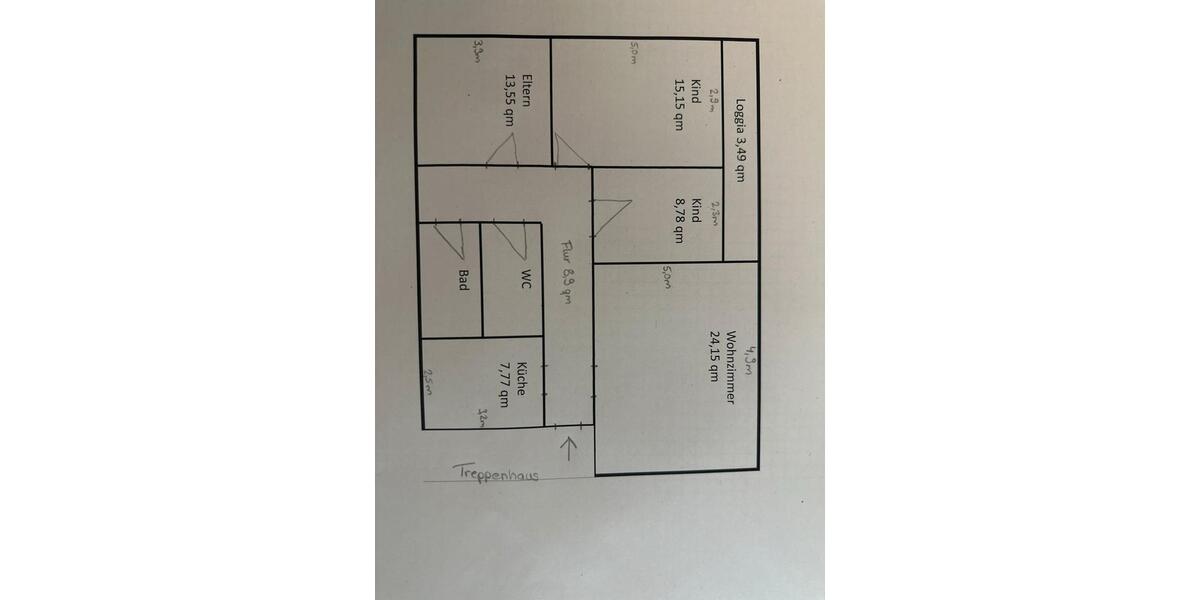 Etagenwohnung Stolzenau - 4 Zimmer, 90 m&sup2;, 885&euro; | Angebot:25515094
