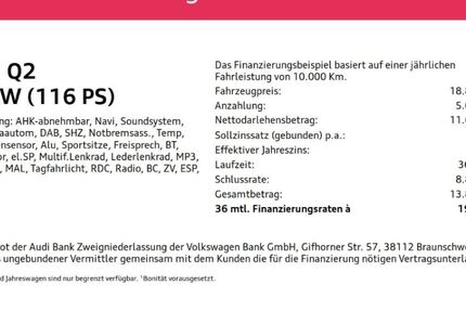 Audi Q2 40.510 km 18.889 &euro; Wuppertal 42109