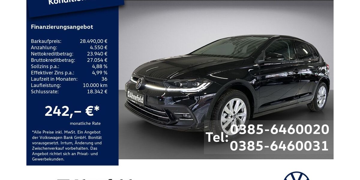 VW Polo 4.000 km 28.490 &euro; Schwerin 19061
