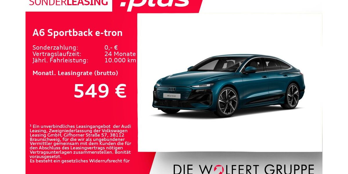 Audi A6 e-tron 4.666 km 65.740 &euro; Großwallstadt 63868
