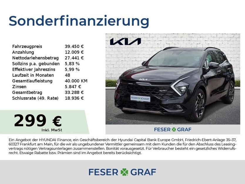 Kia Sportage 10.498 km 39.450 € Nürnberg 90425