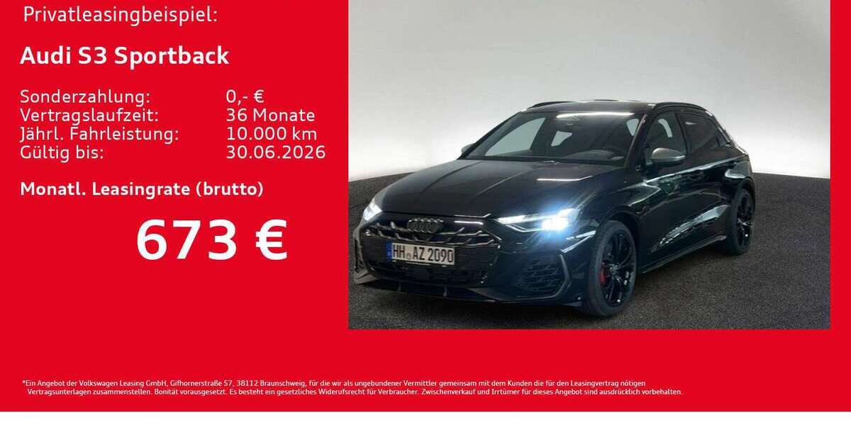 Audi S3 1.890 km 53.441 &euro; Hamburg 20537