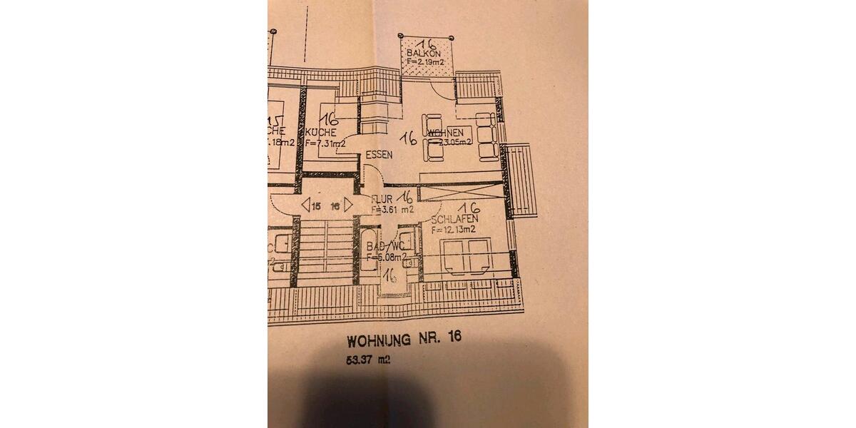 Dachgeschoßwohnung Freiberg - 2 Zimmer, 53 m&sup2;, 92.000&euro; | Angebot:25800341