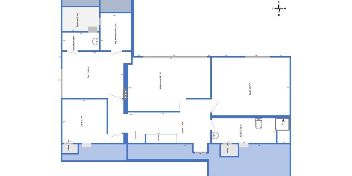 Einfamilienhaus Heide - 7 Zimmer, 199 m&sup2;, 2.200&euro; | Angebot:26340952