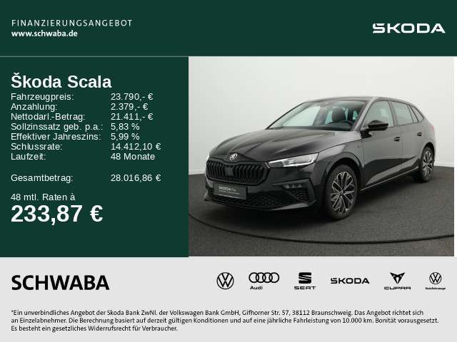 Skoda Scala 19.786 km 23.790 &euro; Gersthofen 86368
