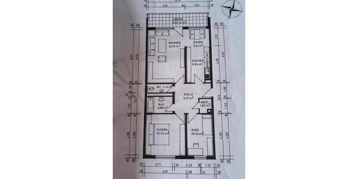 Etagenwohnung Ludwigshafen am Rhein Ludwigshafen-Oggersheim - 3 Zimmer, 88 m&sup2;, 273.000&euro; | Angebot:27408182