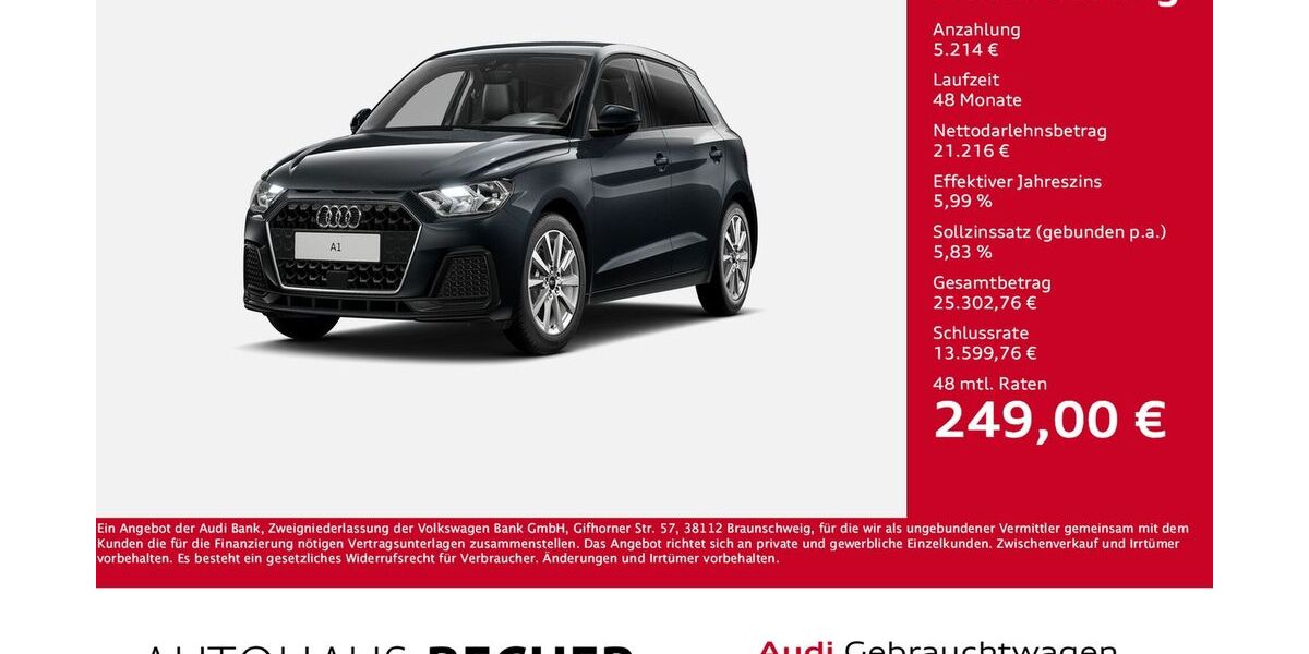Audi A1 3.790 km 26.430 € Wesel 46485