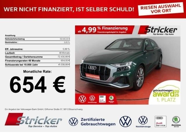 Audi Q8 38.472 km 59.939 € Detmold 32760
