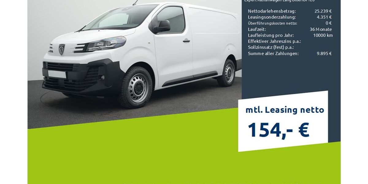 Peugeot Expert 1.944 km 29.590 € Bocholt 46395