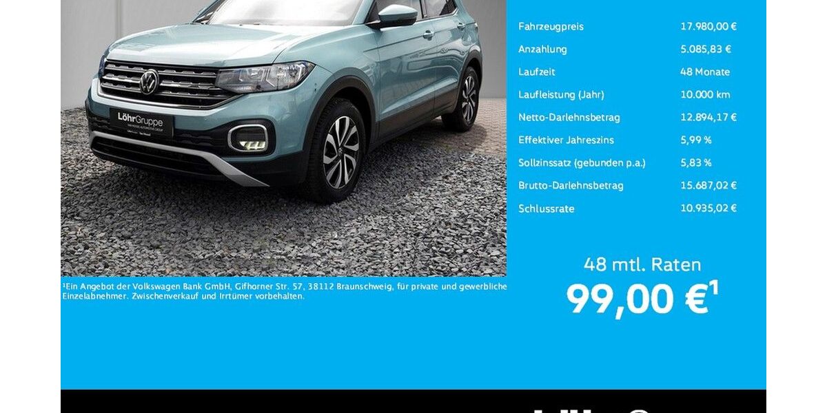 VW T-Cross 42.891 km 17.980 &euro; Neuwied 56564