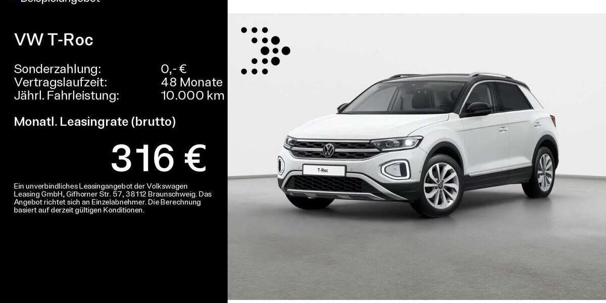 VW T-Roc 37.100 km 28.990 &euro; Lichtenfels 96215