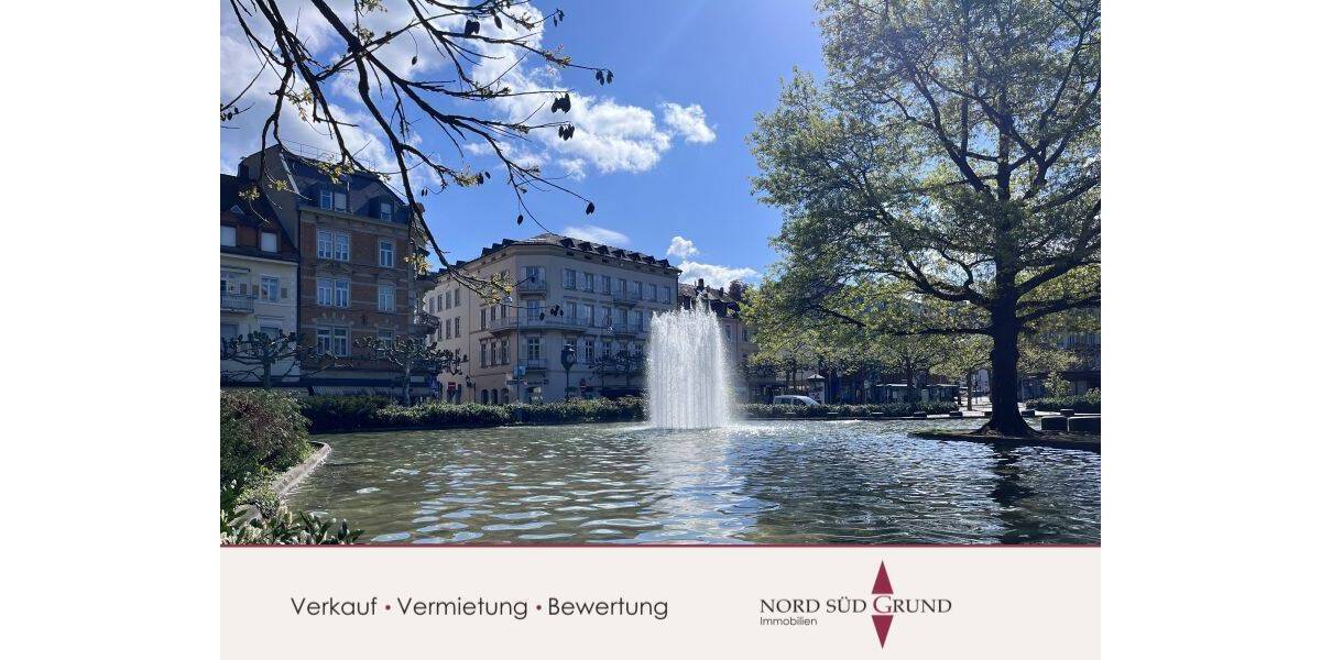 Etagenwohnung Baden-Baden Innenstadt - 2 Zimmer, 128 m&sup2;, 1.480&euro; | Angebot:26389344