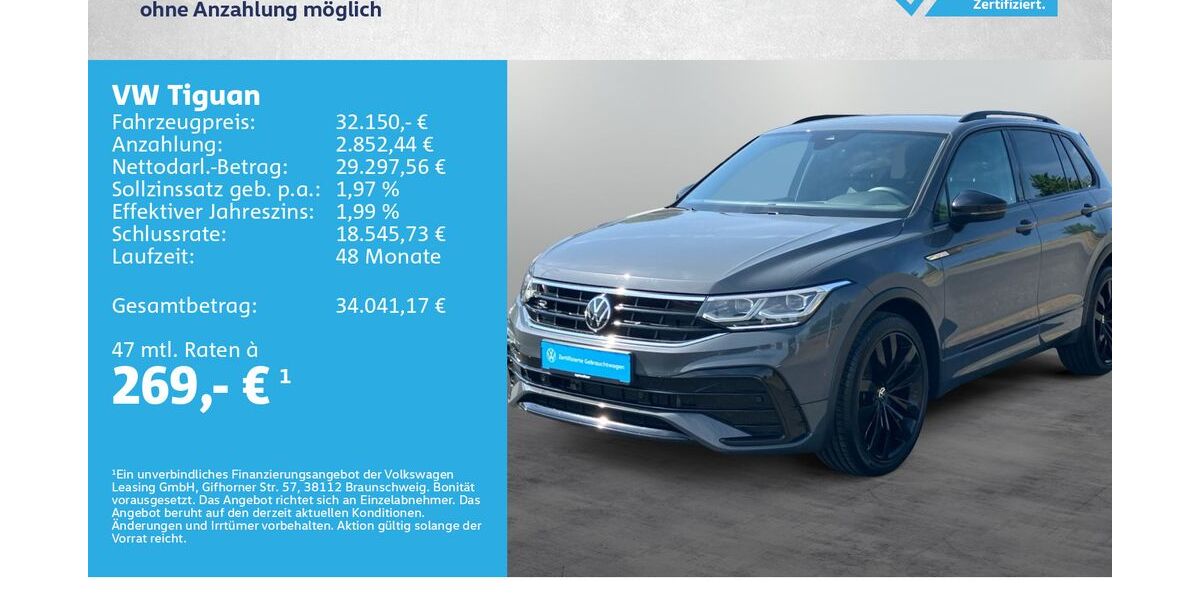 VW Tiguan 43.000 km 32.150 &euro; Kitzingen 97318