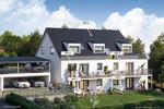 Ganze Etage, Balkonterrassenwohnung - 4,5 Zimmer - Neubau mit 5 Wohneinheiten, hier WE 5 - Dachgeschoßwohnung Höchberg | Angebot:26143368