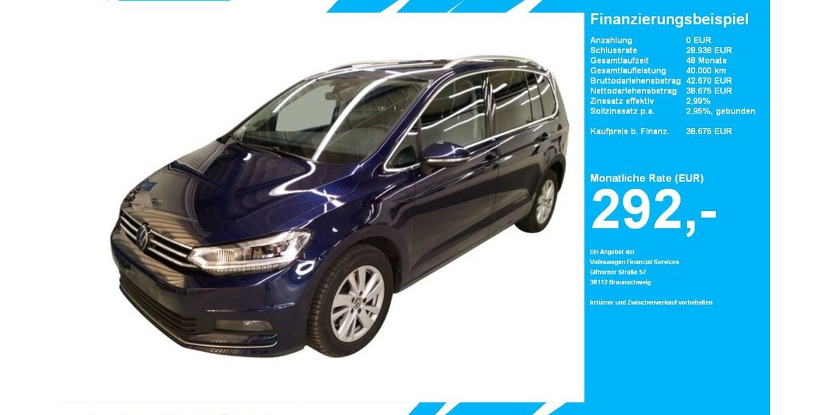 VW Touran 14.297 km 38.675 &euro; Gütersloh 33334