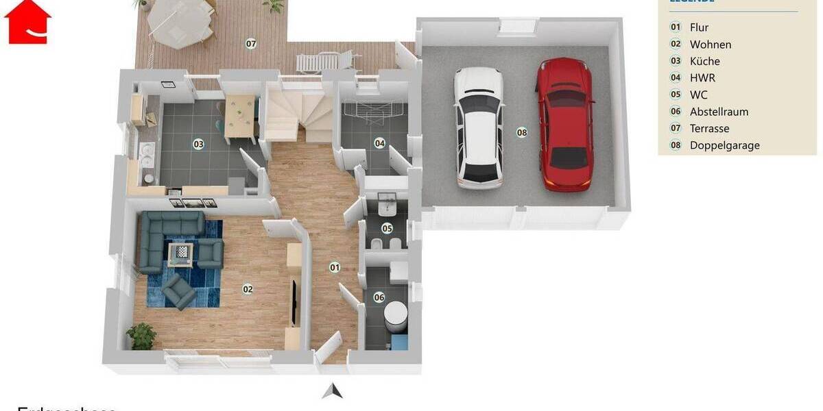Einfamilienhaus Mettingen Bruch - 5 Zimmer, 110 m&sup2;, 298.000&euro; | Angebot:26389084