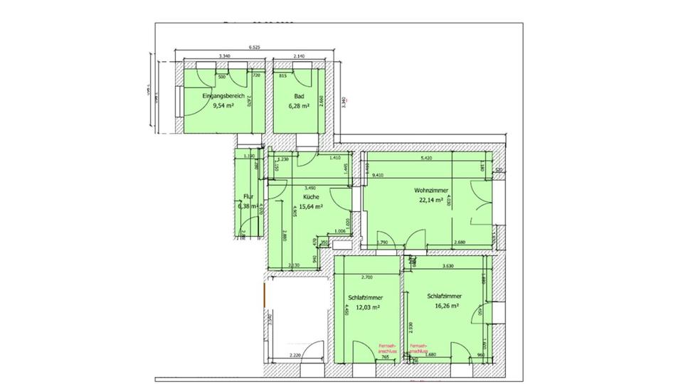 Erdgeschoßwohnung Kemberg - 3.5 Zimmer, 85 m&sup2;, 575&euro; | Angebot:24361765