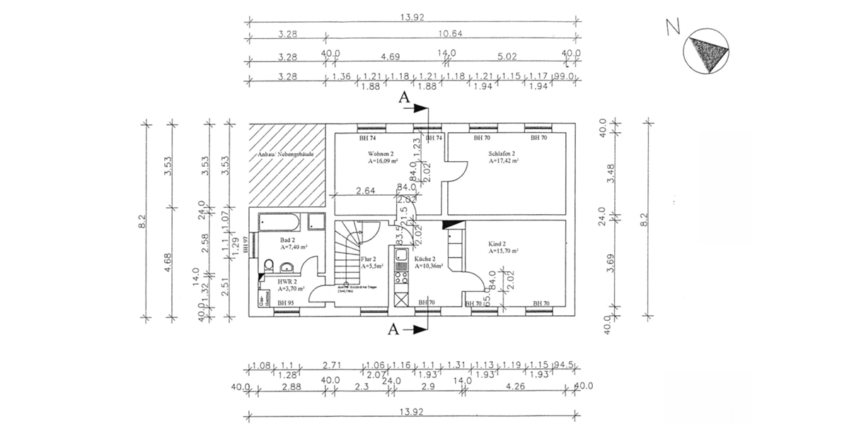 Zweifamilienhaus in ruhiger Naturlage mit Wassernähe– saniertes ehemaliges Bahnhofs-Häuschen - Zweifamilienhaus Sternebeck | Angebot:26095138