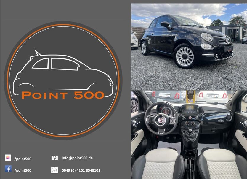 Fiat 500 80.580 km 12.890 € Rellingen 25462