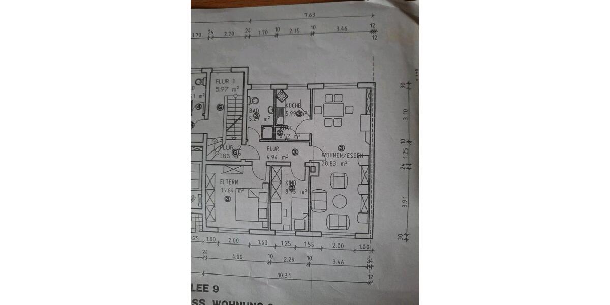 Etagenwohnung Sankt Wendel - 3 Zimmer, 70 m&sup2;, 585&euro; | Angebot:25416915