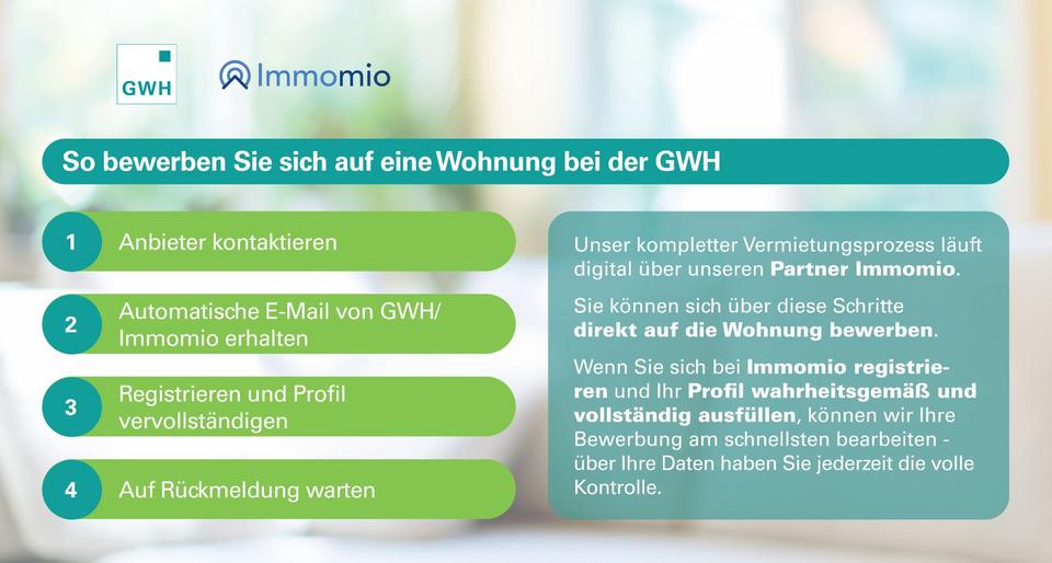 Etagenwohnung Marburg - 2 Zimmer, 49 m&sup2;, 520&euro; | Angebot:26338116