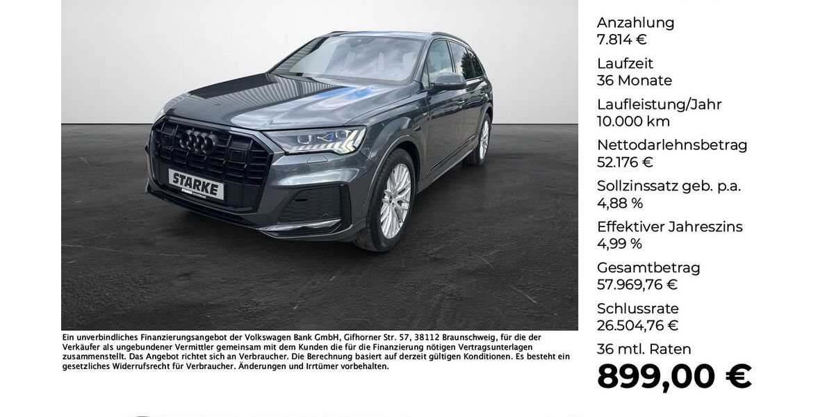 Audi Q7 62.888 km 58.990 &euro; Georgsmarienhütte (Osnabrück) 49124