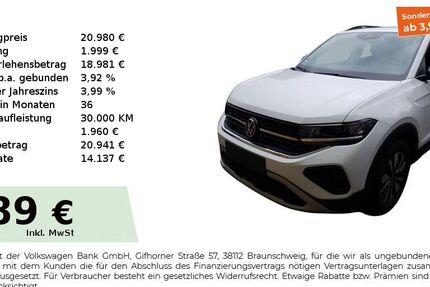 VW T-Cross 7.759 km 20.980 &euro; Fürth 90763