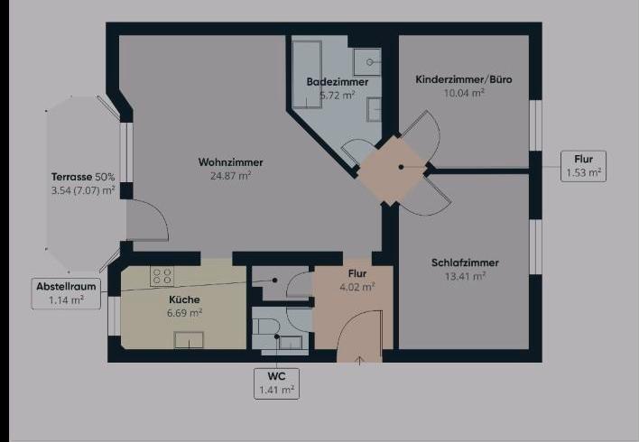 Erdgeschoßwohnung Künzelsau - 3 Zimmer, 73 m&sup2;, 235.000&euro; | Angebot:25836751