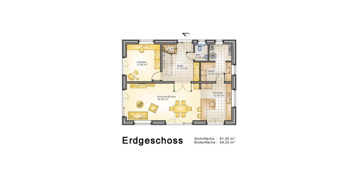 Einfamilienhaus Jever - 5 Zimmer, 163 m&sup2;, 321.600&euro; | Angebot:9118621