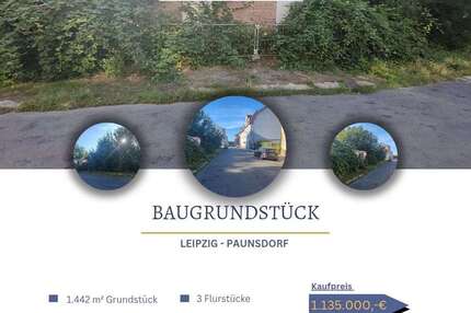 Grundstück zu verkaufen in Leipzig 1.135.000 € 1442 m²
