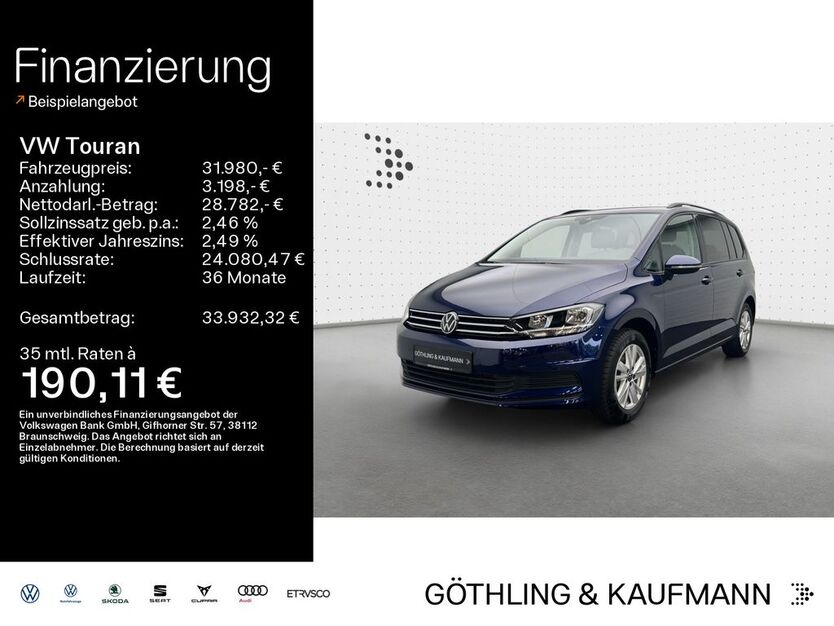 VW Touran 10.160 km 31.680 € Hofheim 65719