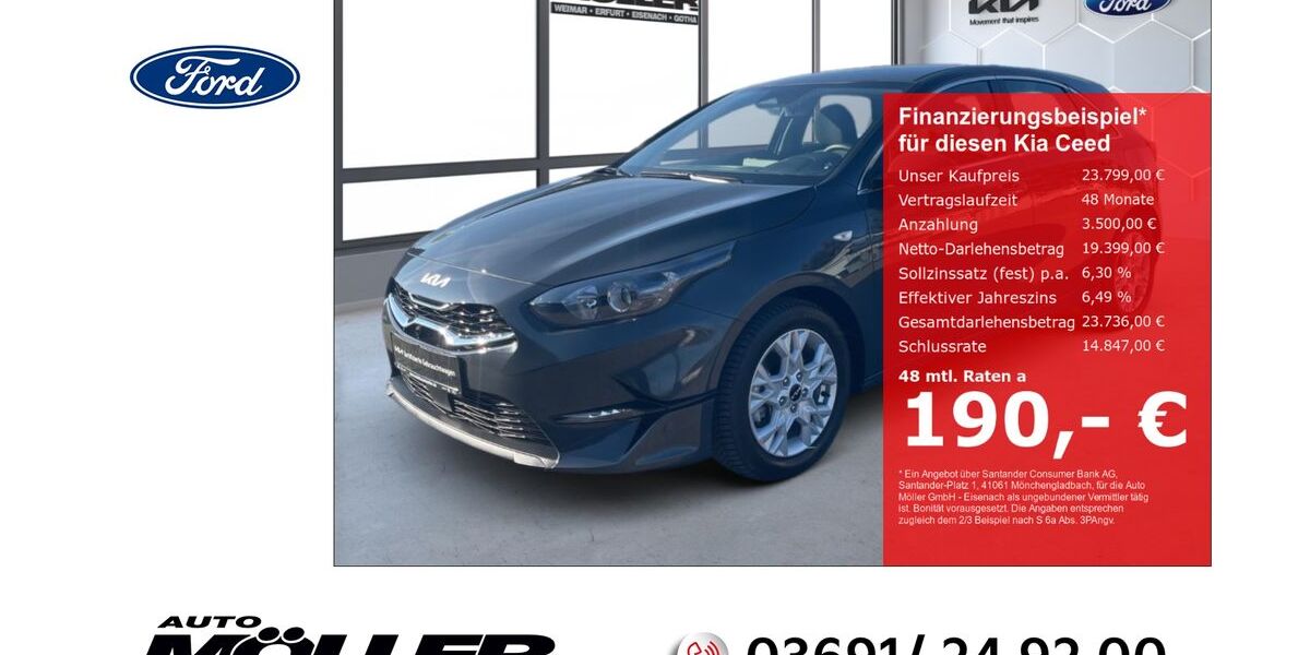 Kia ceed / Ceed 19.715 km 23.799 &euro; Eisenach 99817